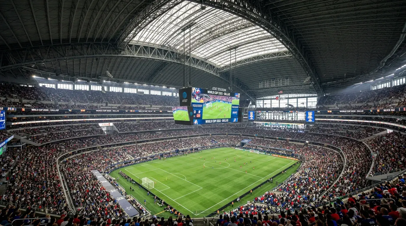 AT&T Stadium a Dallas fir d