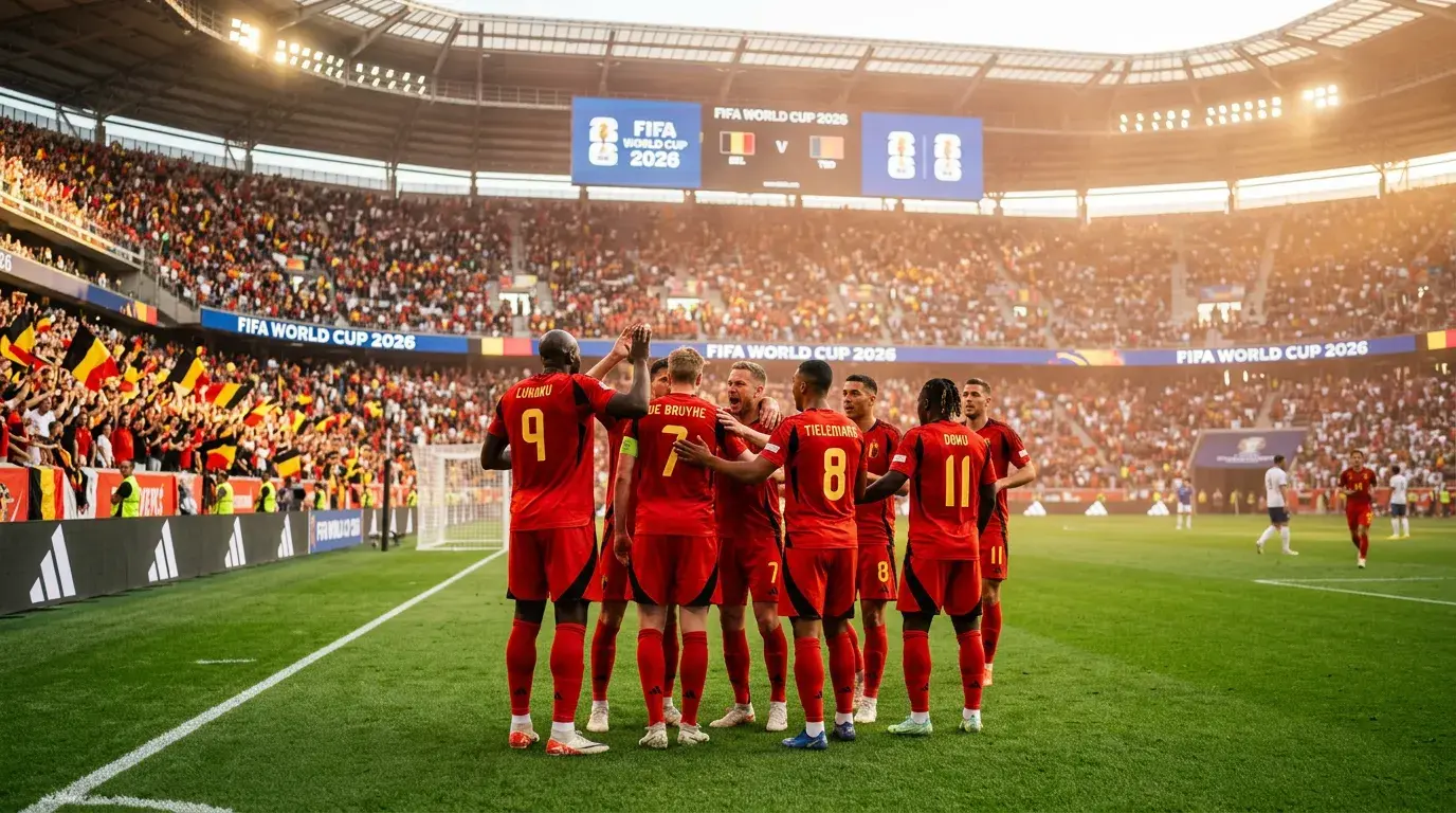 Belsch Nationalekipp bei der Weltmeeschterschaft 2026