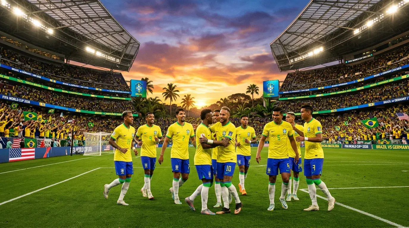 Brasilianesch Nationalekipp bei der Weltmeeschterschaft 2026