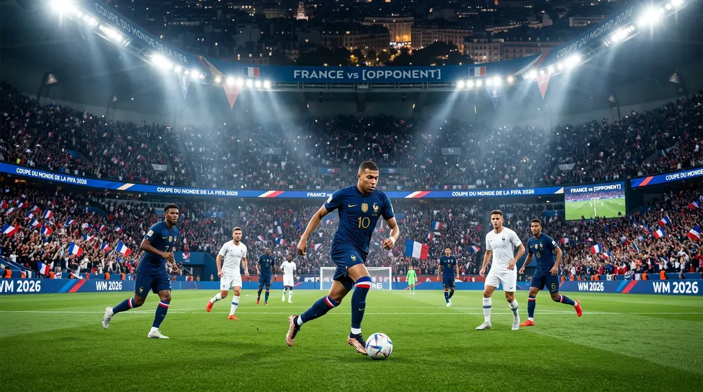 Franséisch Nationalekipp bei der Weltmeeschterschaft 2026