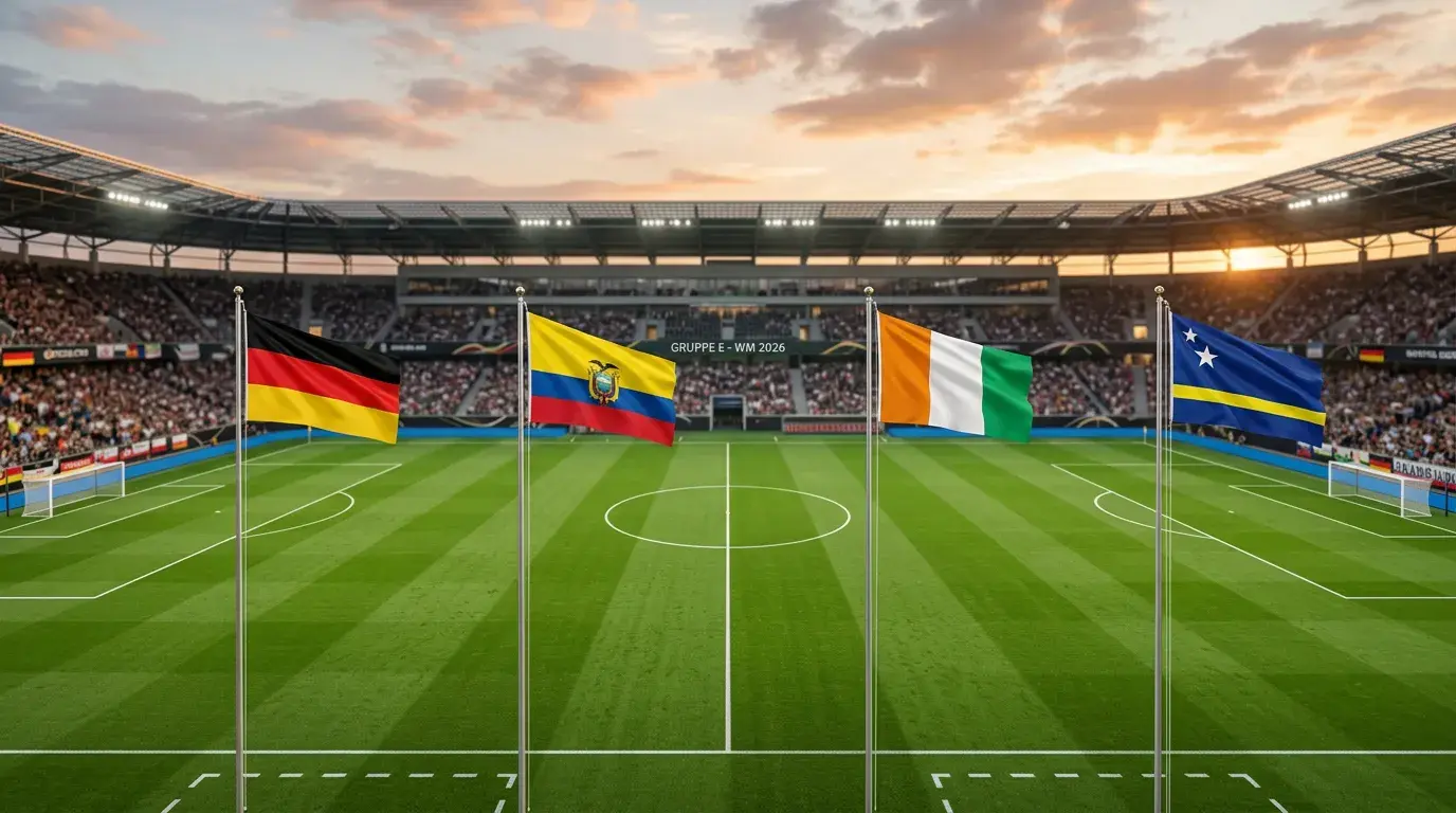 Grupp E bei der WM 2026 mat Däitschland, Ecuador, Elfebeinküst an Curaçao