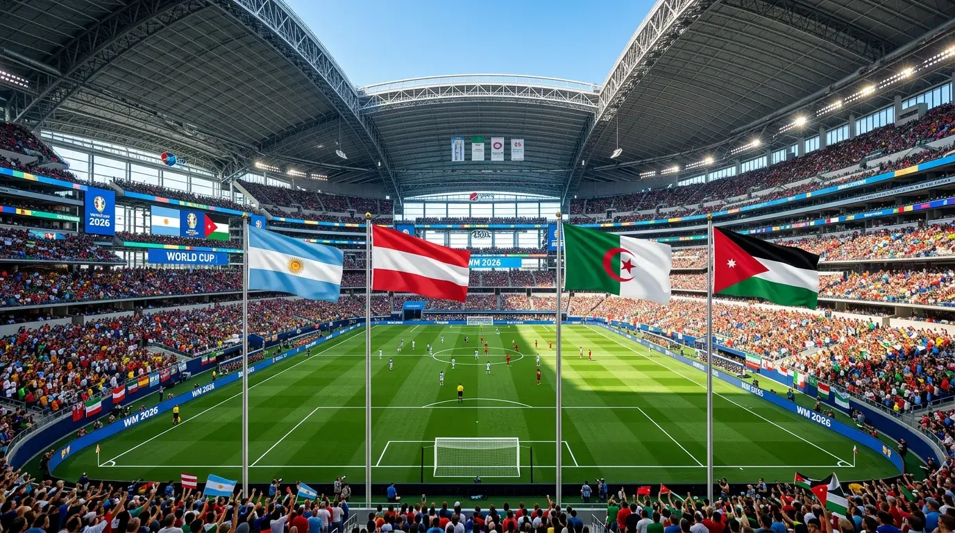 Grupp J bei der WM 2026 mat Argentinien, Éisträich, Algerien a Jordanien