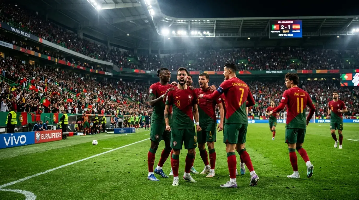 Portugisesch Nationalekipp bei der Weltmeeschterschaft 2026